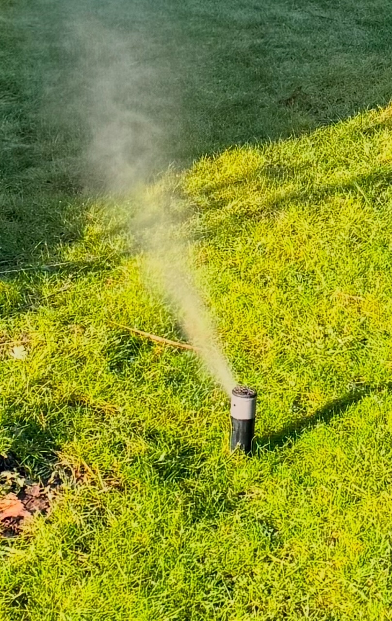Hösttömning av bevattning hod kund i Lund