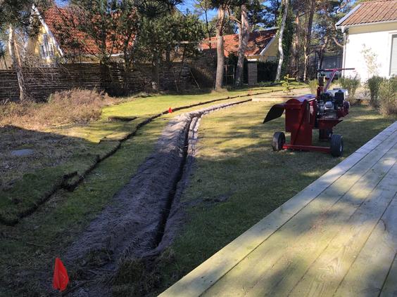 Bevattning av gräs i Vellinge