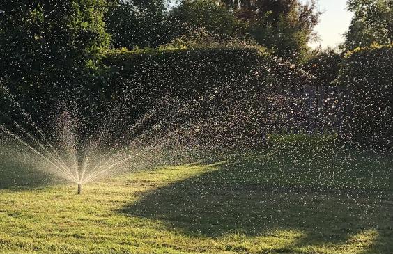 Trädgårdsbevattning i Vellinge